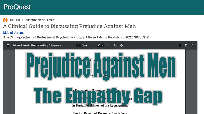 Prejudice Against Men